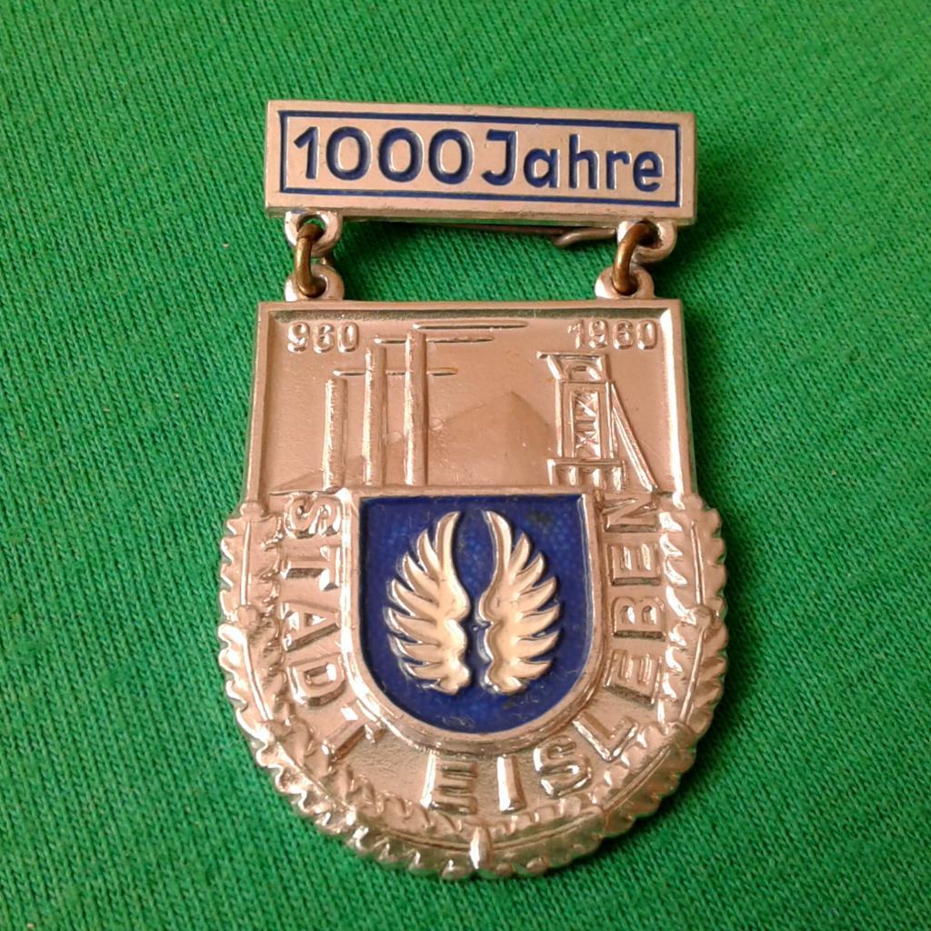 ГДР 1000 ЛЕТ ГОРОДУ АЙСЛЕБЕН (JAHRE STADT EISLEBEN) 1980 г.Шахты