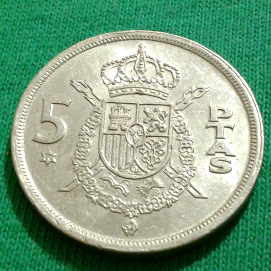 Испания 5 песет 1975 г. (1980 г.) (142) 1