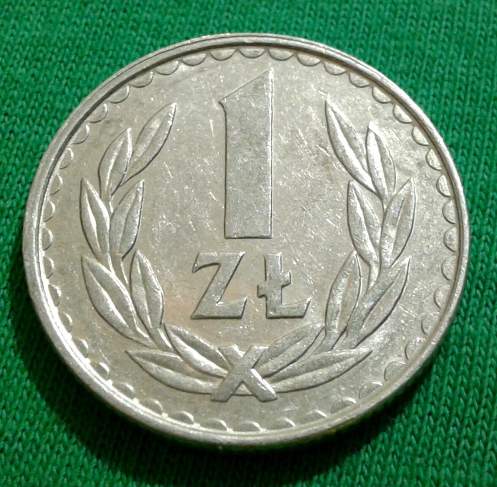 Польша 1 злотых, 1985 г. (832)