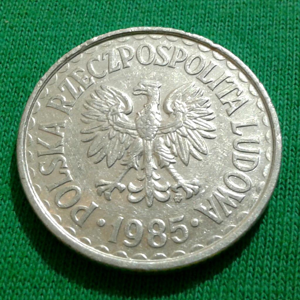 Польша 1 злотых, 1985 г. (832) 1