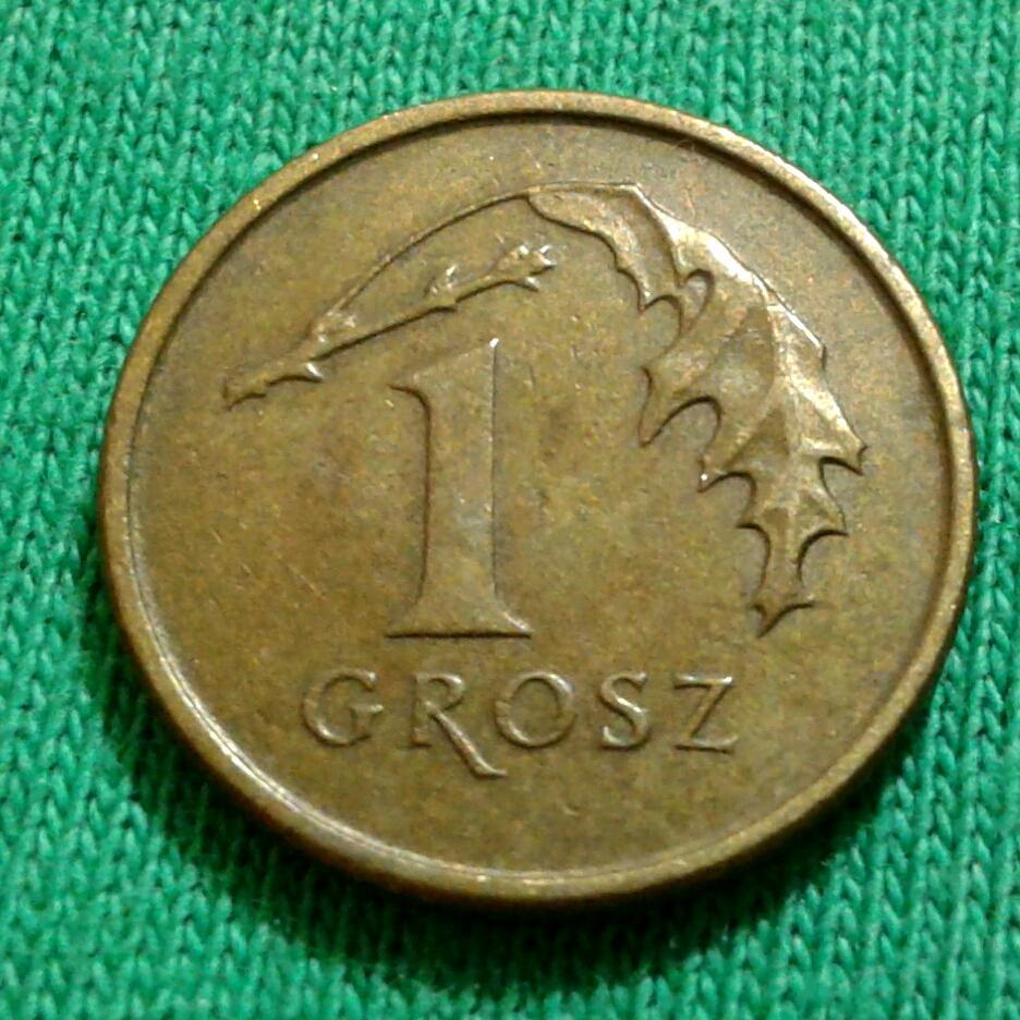 Польша 1 грош 1995 г. (244)