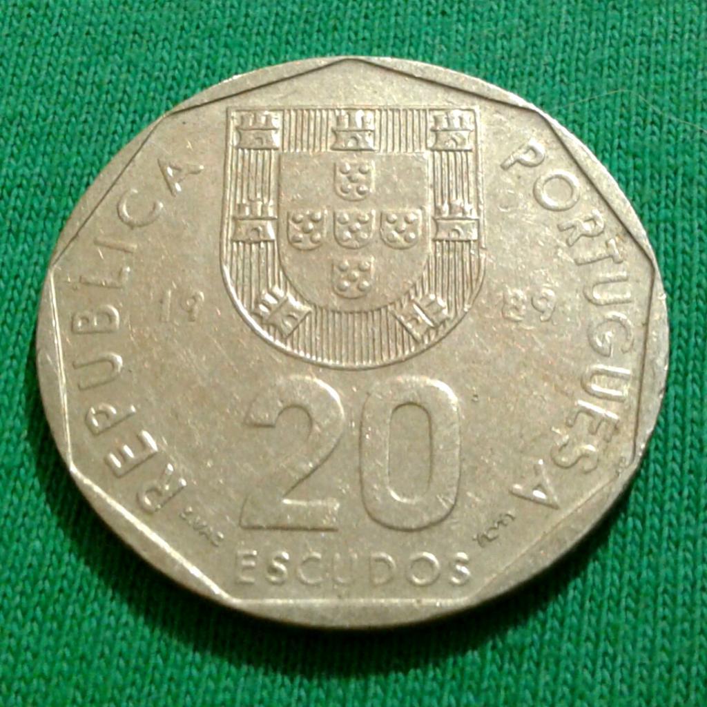 Португалия 20 эскудо 1989 г. (833) 1