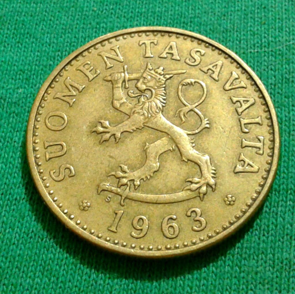 Финляндия 50 пенни 1963 г. (835)