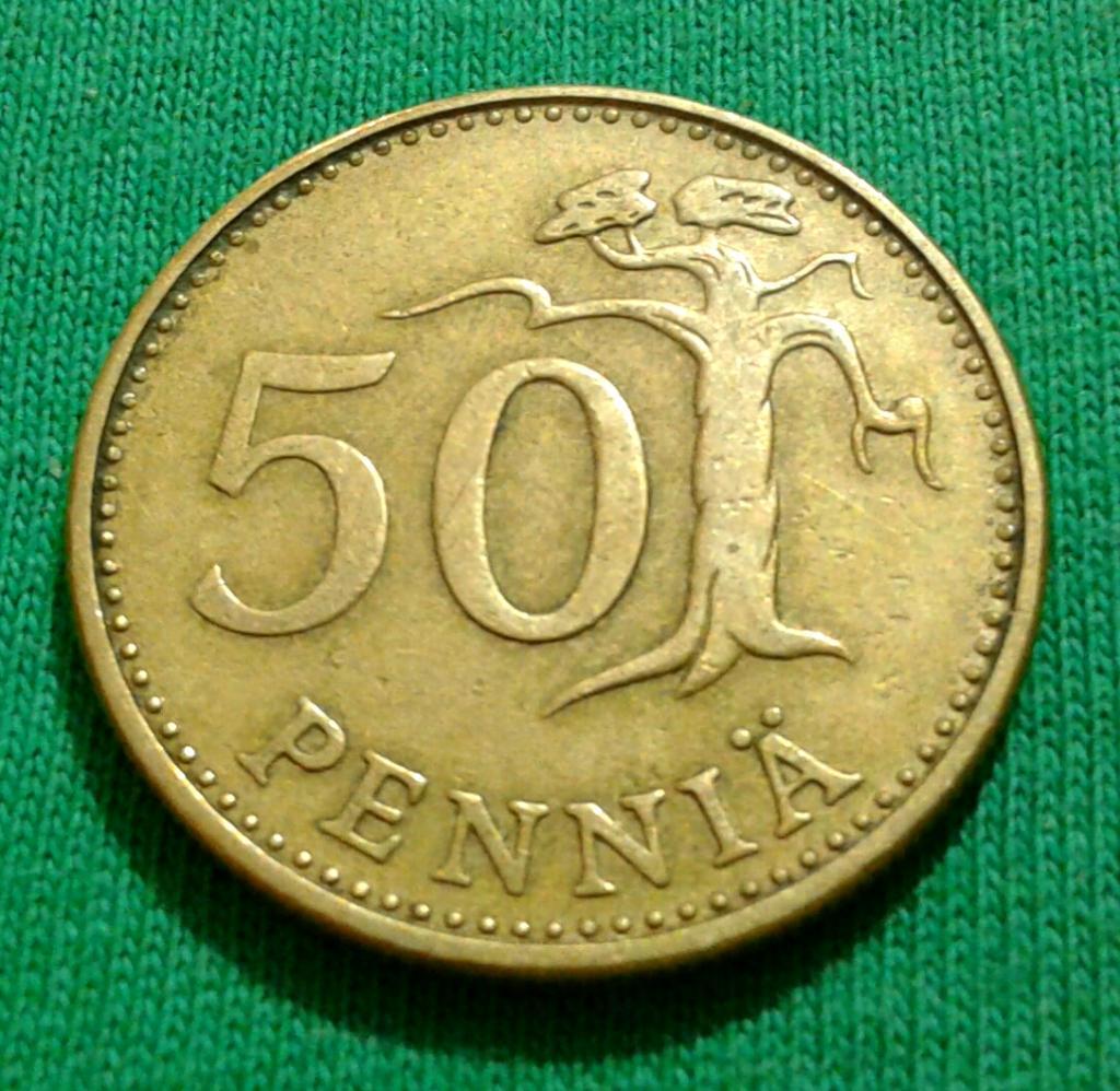 Финляндия 50 пенни 1963 г. (835) 1