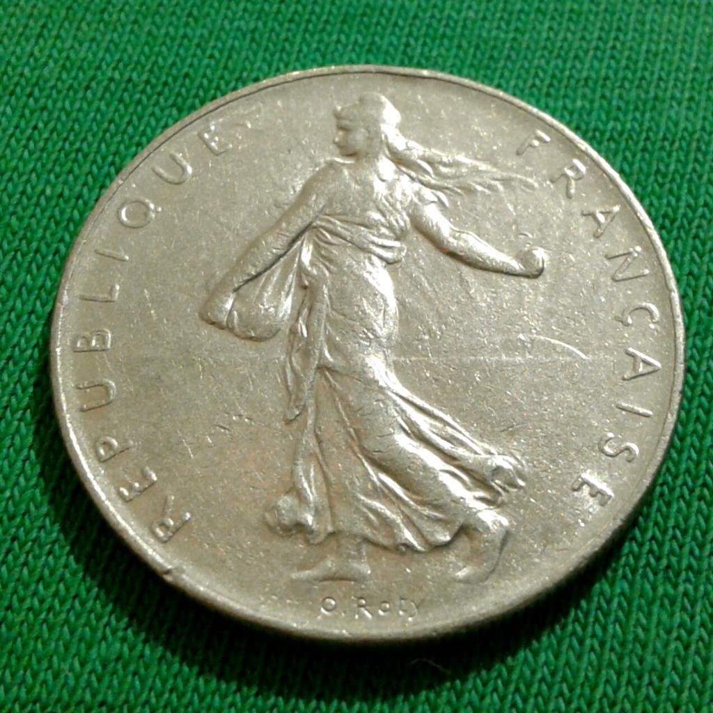 Франция 1 франк 1976 г. (1217) 1