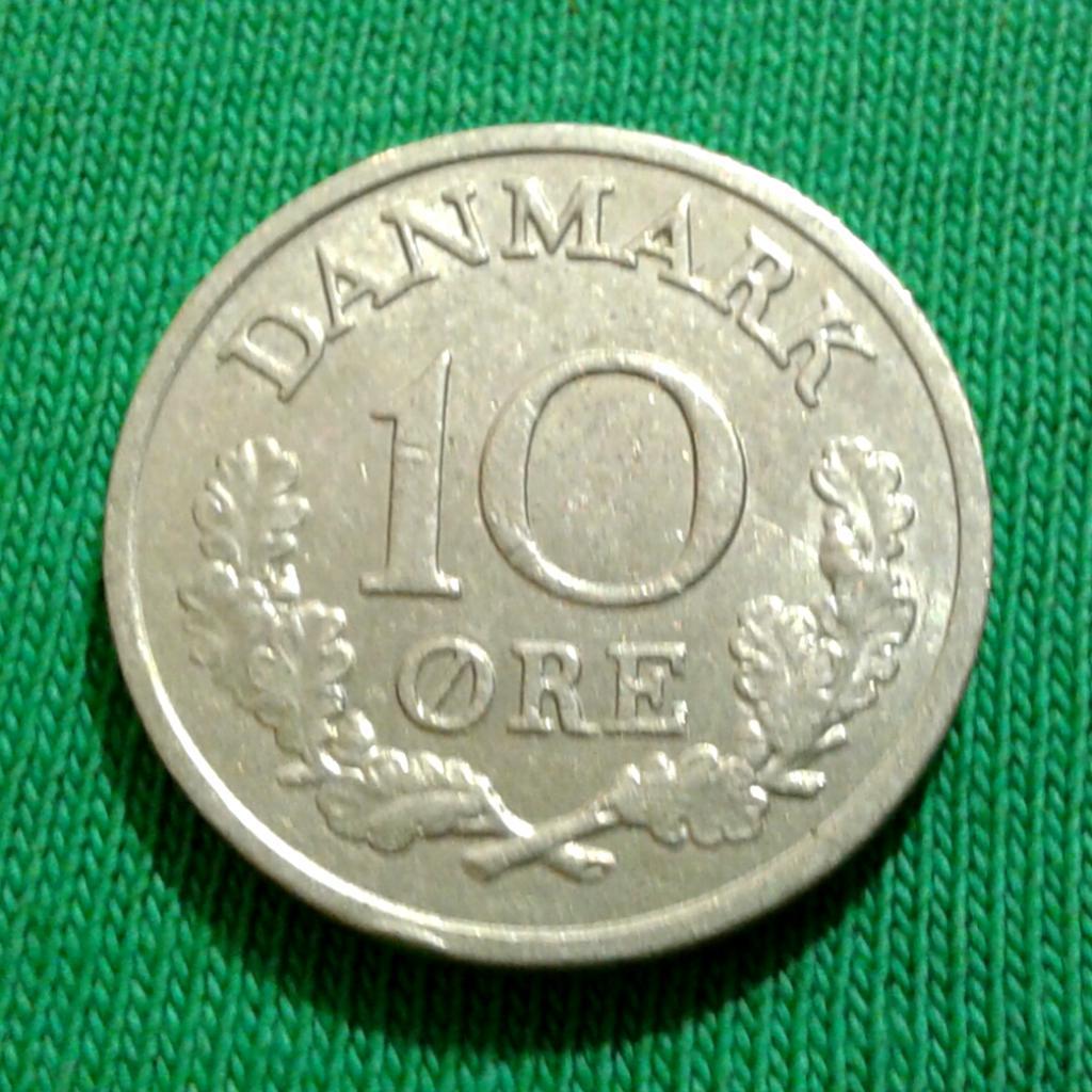 Дания 10 эре 1961 г. (264)