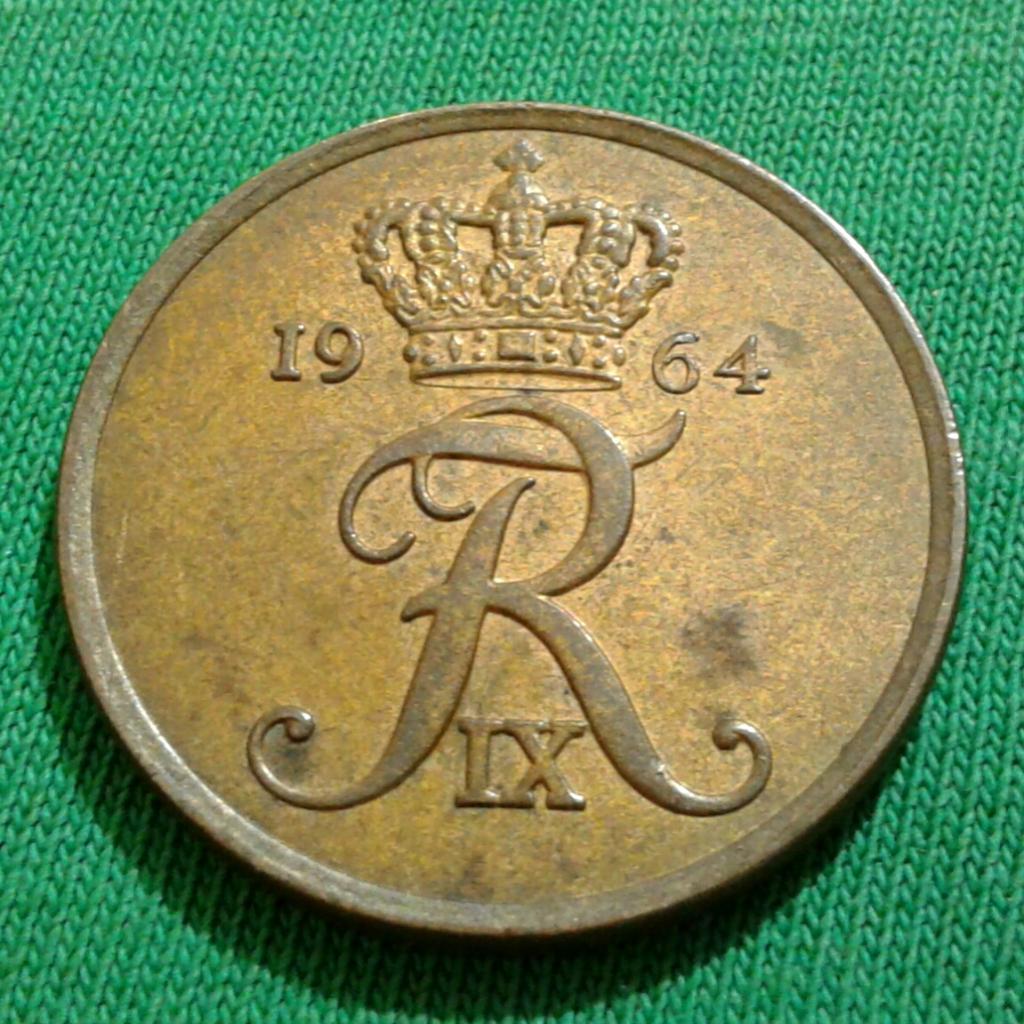 Дания 5 эре 1964 г. (1203)