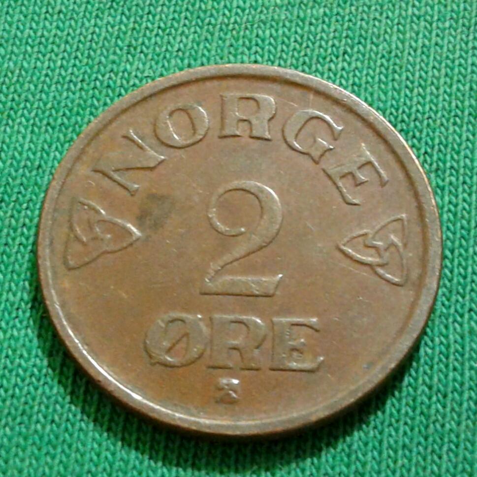 Норвегия 2 эре 1953 г. (1104) 1