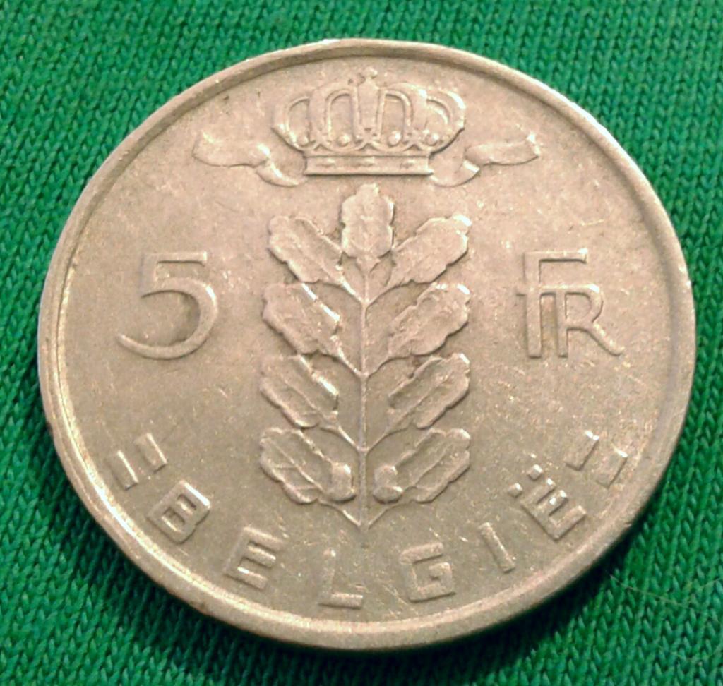 Бельгия 5 франков 1950 г. (519) 1