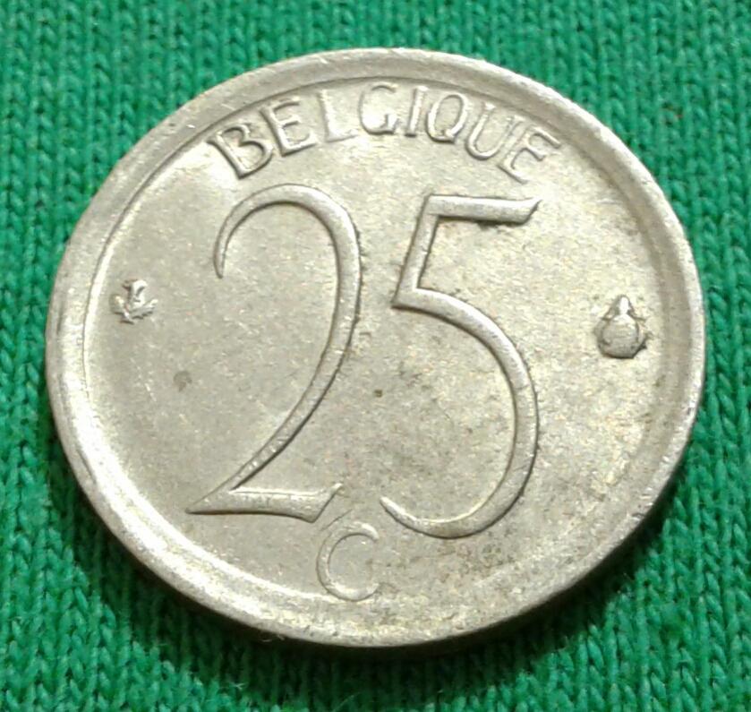 Бельгия 25 сантим 1970 г. (370) 1