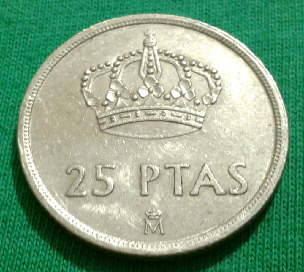 Испания 25 песет 1982 г. (1316)