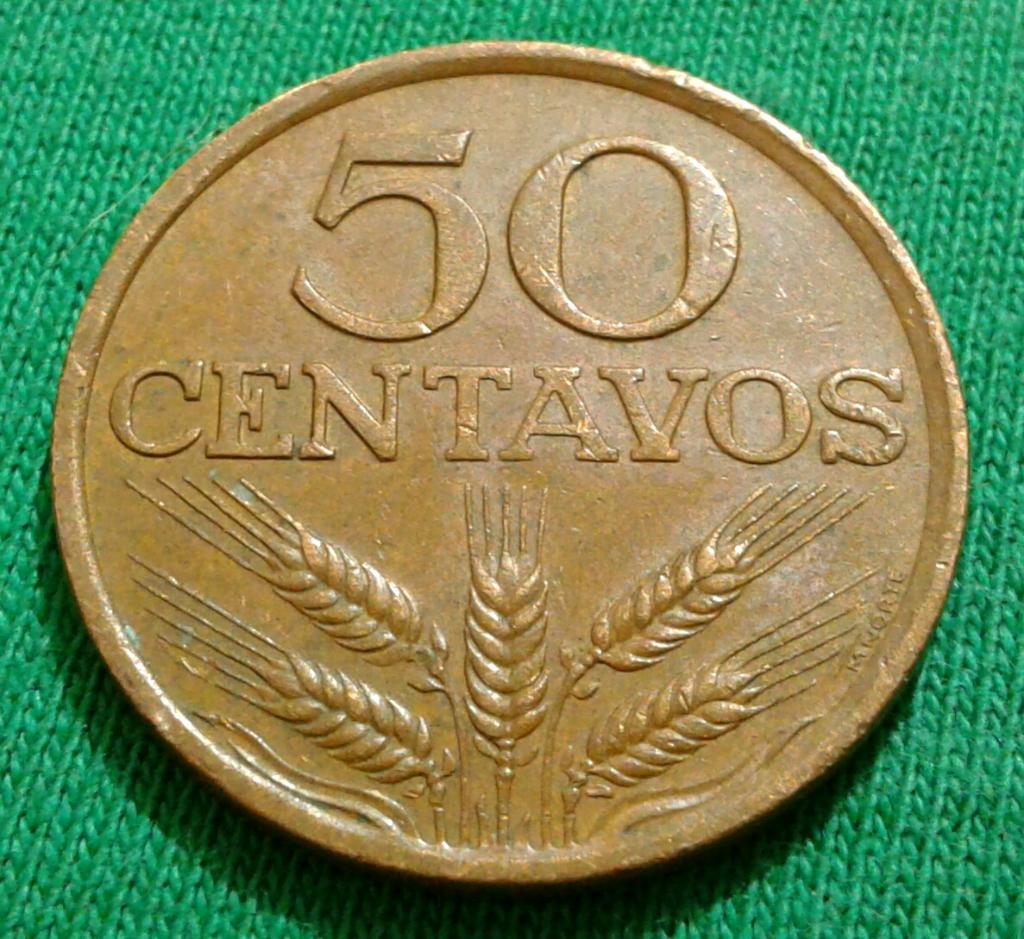 Португалия 50 сентаво 1973 г.