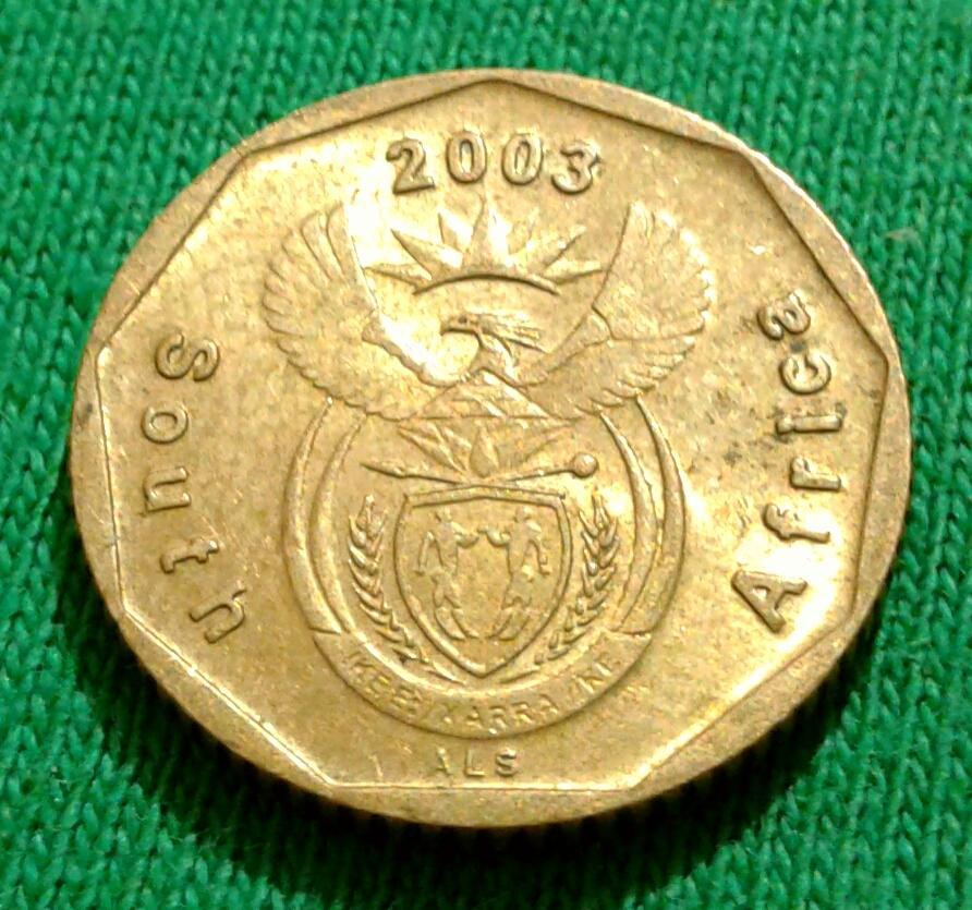 ЮАР 10 центов 2003 г. (636) 1