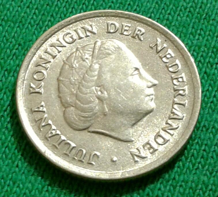 Нидерланды 10 центов 1966 г. 1