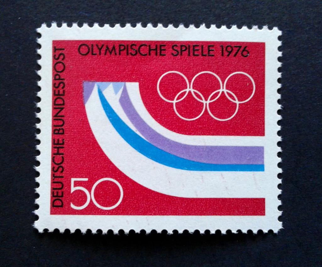 ** Германия ФРГ 1976 г. Олимпиада Инсбрук Спорт