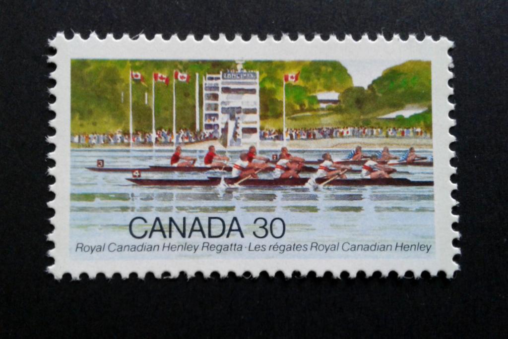 ** Канада 1982 г. Столетие Королевской канадской регаты, гребля, спорт