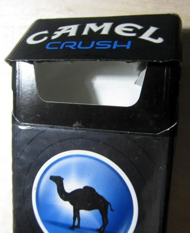 Пачка от сигарет Camel crush (стандарт). США 4