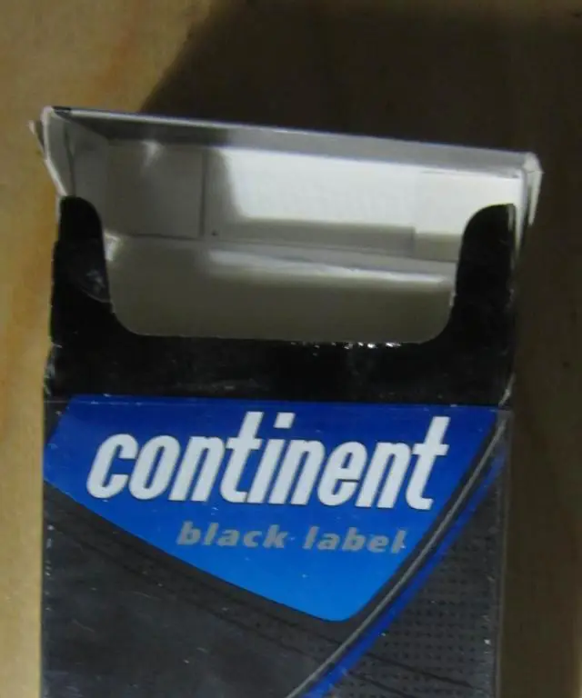 Пачка от сигарет Continent (тонкие, 100 мм) 2