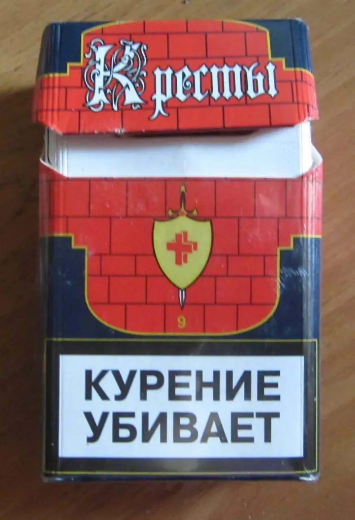 Пачка от сигарет Кресты (стандарт)