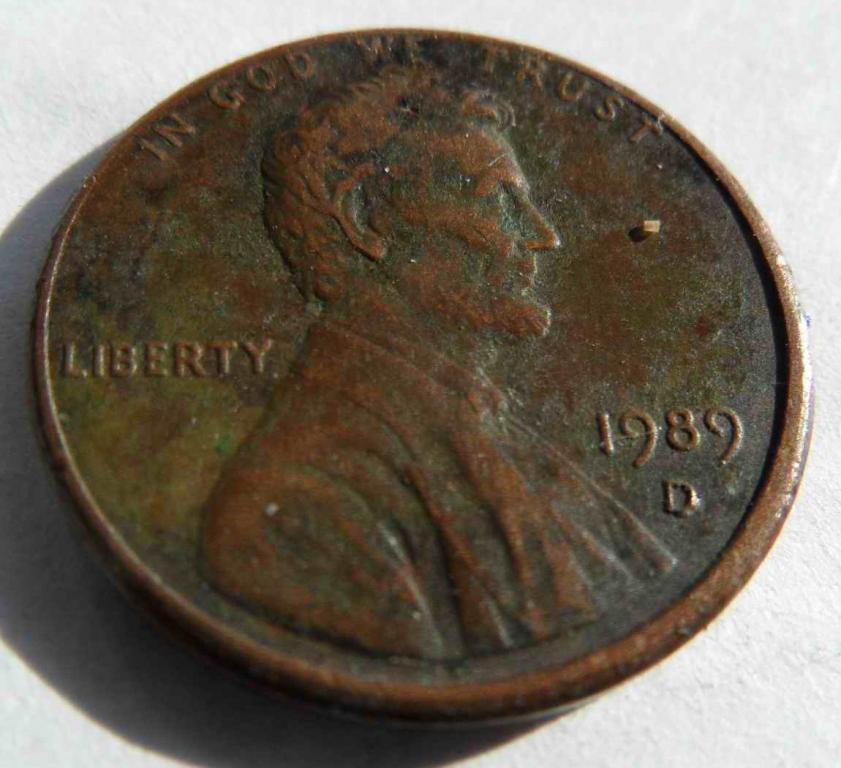 1 цент. 1989 г. (D) США