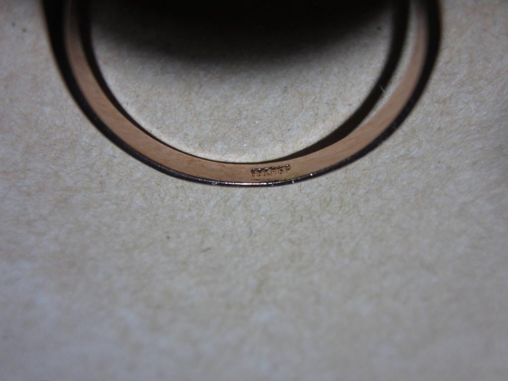Кольцо. 18 каратное золотое покрытие (750 проба) 4