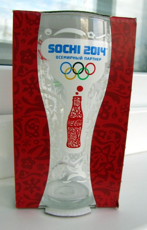 Новый коллекционный стакан Coca-Cola. Олимпиада, Сочи 2014