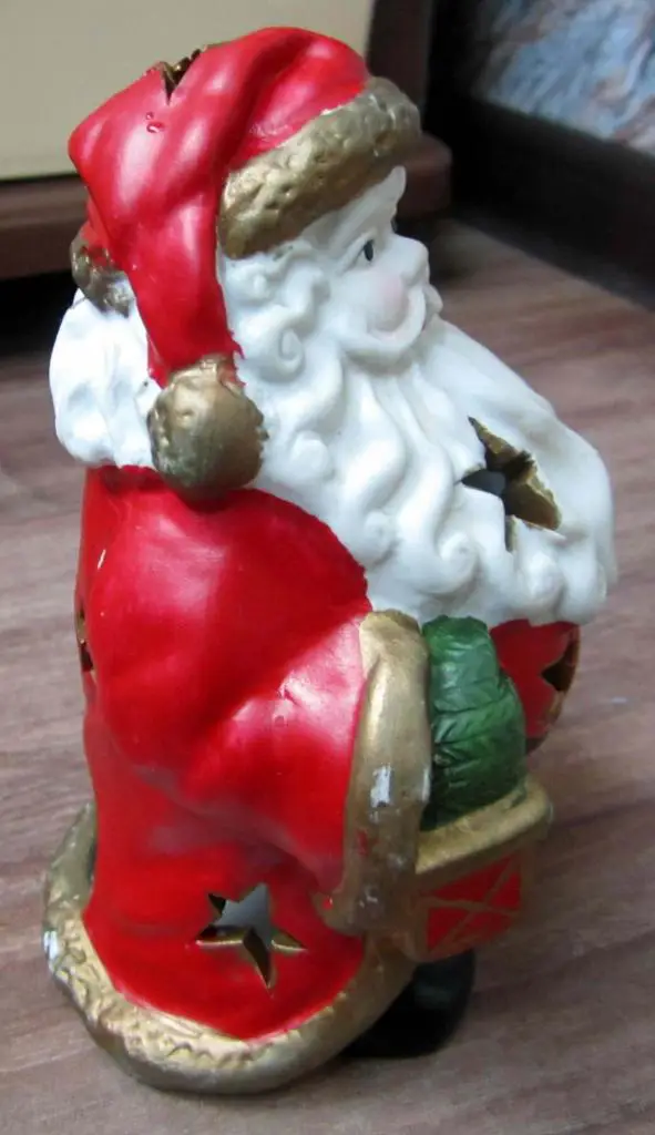 Дед Мороз. Керамика. Для подсветки изнутри. Polystar Europe collection