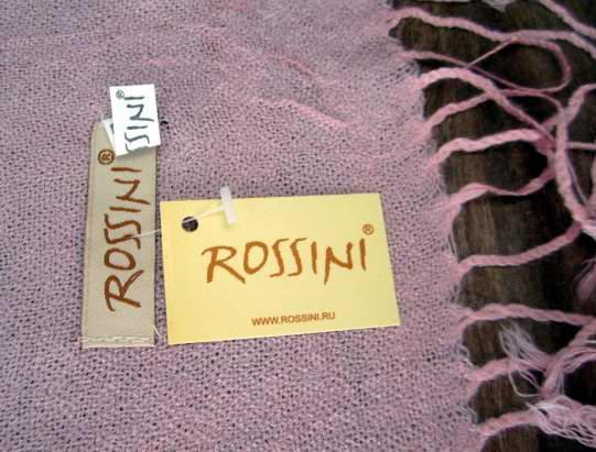 Палантин (накидка, шарф, кашне) Rossini. 180х70 см. Новый 1
