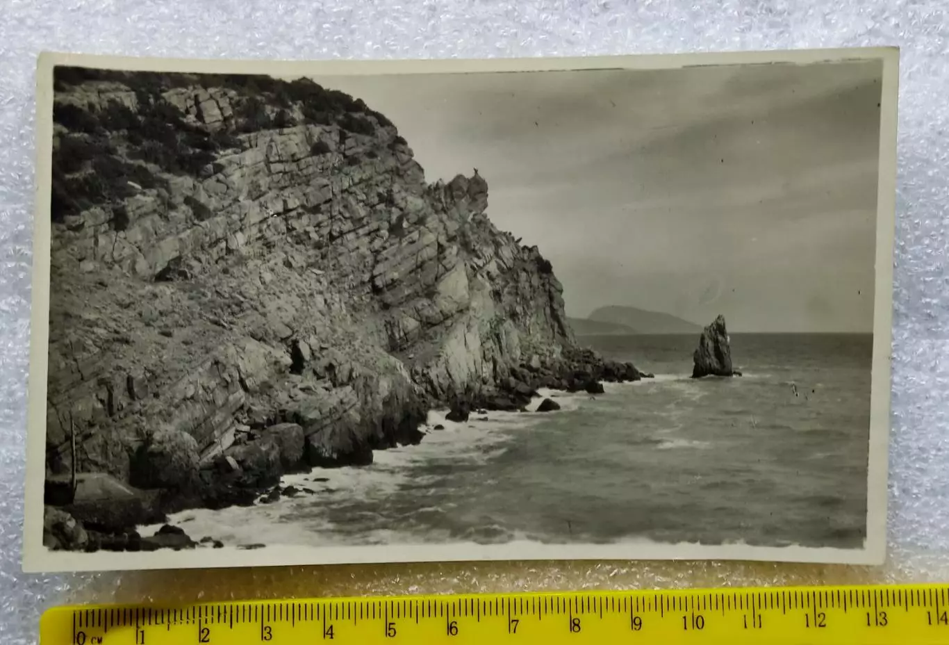 КРЫМ. ЯЛТА. МИСХОР. СКАЛА ПАРУС 1954. РЕДКАЯ