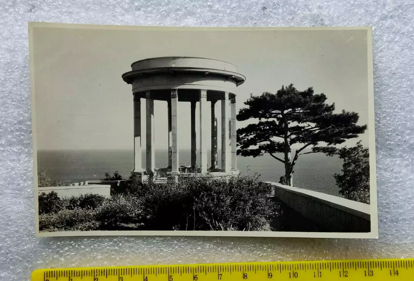 КРЫМ. ЯЛТА. МИСХОР. БЕСЕДКА 1954. РЕДКАЯ