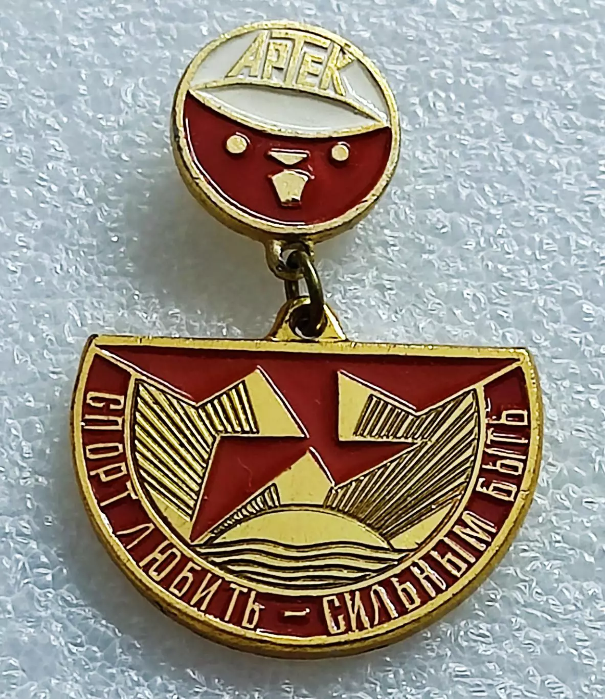 ЦК ВЛКСМ КОМСОМОЛ ПИОНЕРИЯ. АРТЕК СПОРТ ЛЮБИТЬ - СИЛЬНЫМ БЫТЬ. ЗСЗ