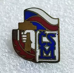 ПИОНЕРИЯ ЧЕХОСЛОВАКИЯ. ЧЛЕНСКИЙ. ТЯЖЕЛЫЙ ЭМАЛЬ