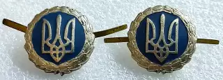 МВД УКРАИНА. ПЕТЛИЧНЫЕ ЗНАКИ СОТРУДНИКА ВНУТРЕННИХ ДЕЛ. ПАРА