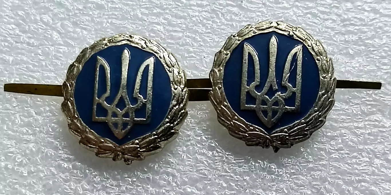 МВД УКРАИНА. ПЕТЛИЧНЫЕ ЗНАКИ СОТРУДНИКА ВНУТРЕННИХ ДЕЛ. ПАРА