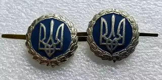 МВД УКРАИНА. ПЕТЛИЧНЫЕ ЗНАКИ СОТРУДНИКА ВНУТРЕННИХ ДЕЛ. ПАРА