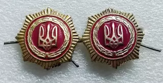 МВД УКРАИНА. ПЕТЛИЧНЫЕ ЗНАКИ СОТРУДНИКА ВНУТРЕННИХ ДЕЛ. НАЦ. ГВАРДИЯ. ПАРА