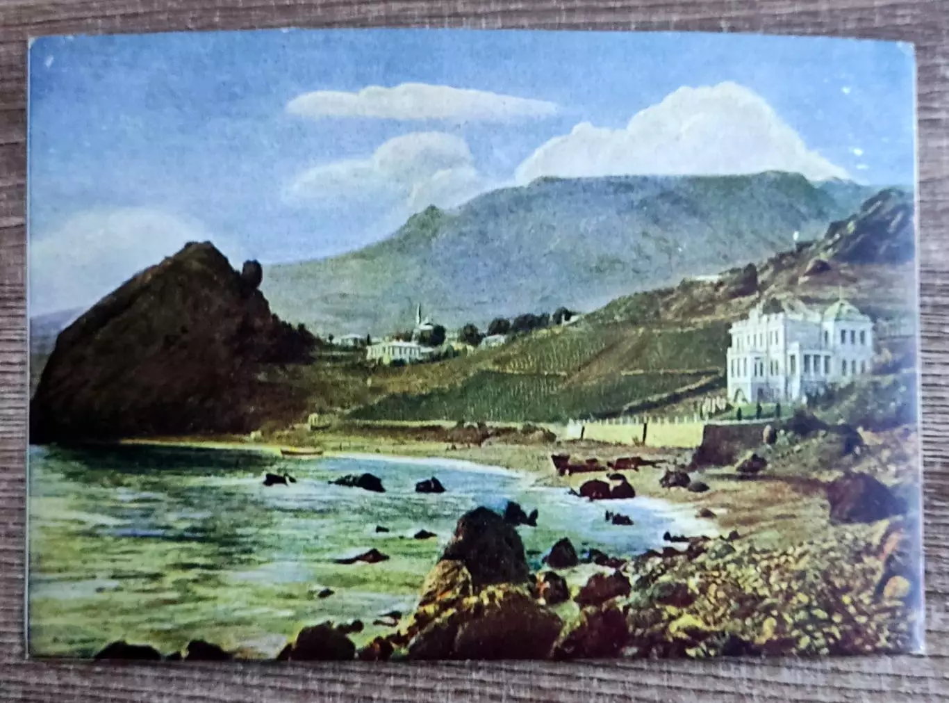 КРЫМ. ГУРЗУФ. ВИД НА ДОЛИНУ. КРЫМ ГИЗ. 1930-е