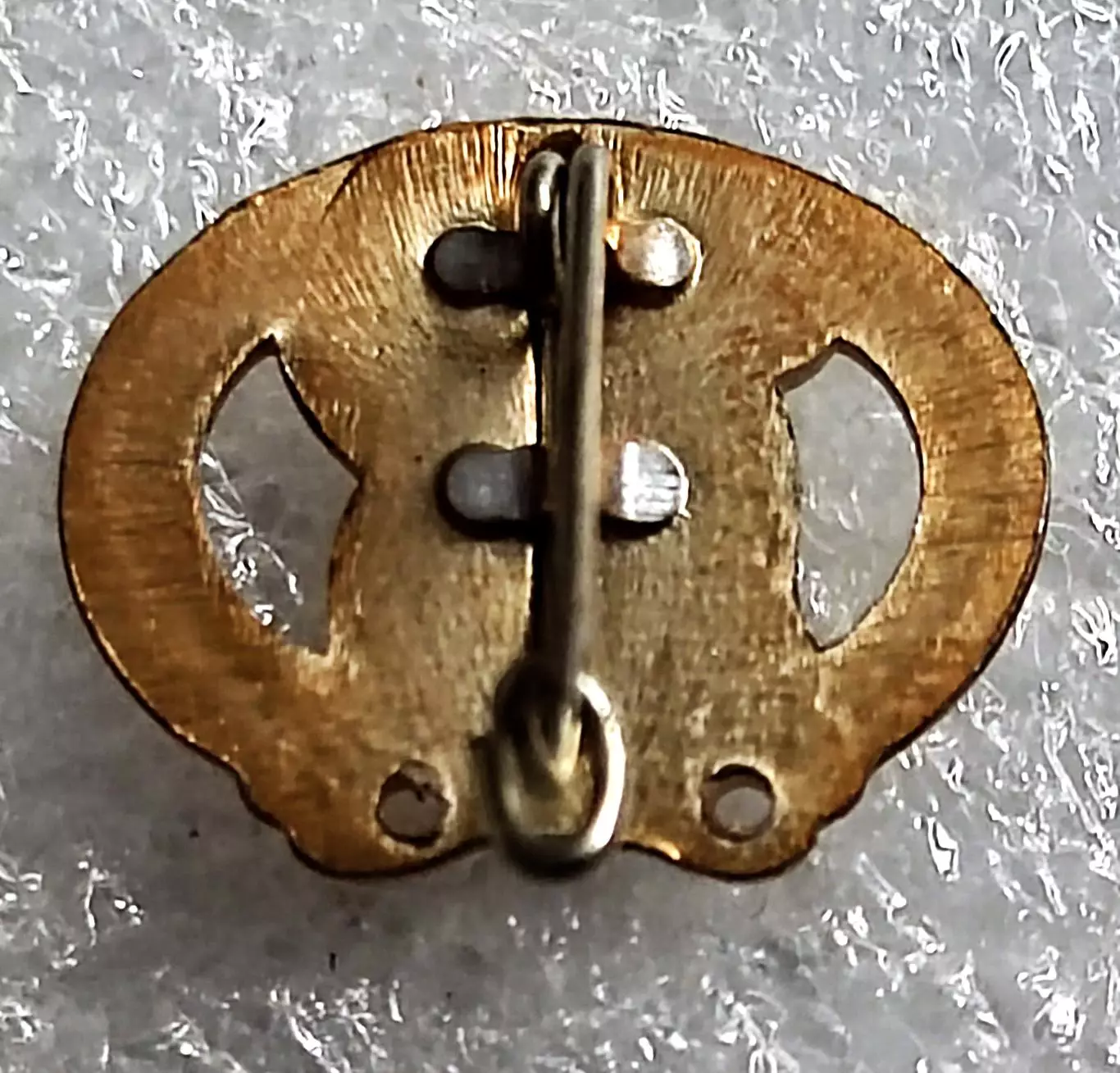 СПОРТ ГТО. ГДР НАГРАДНОЙ С ОТВЕРСТИЯМИ ДЛЯ ПЛАНКИ. ЗОЛОТО 1