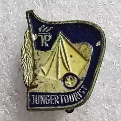 ГДР. ПИОНЕРИЯ. ЮНЫЙ ТУРИСТ. РАЗНОВИДНОСТЬ. тяж. мет.
