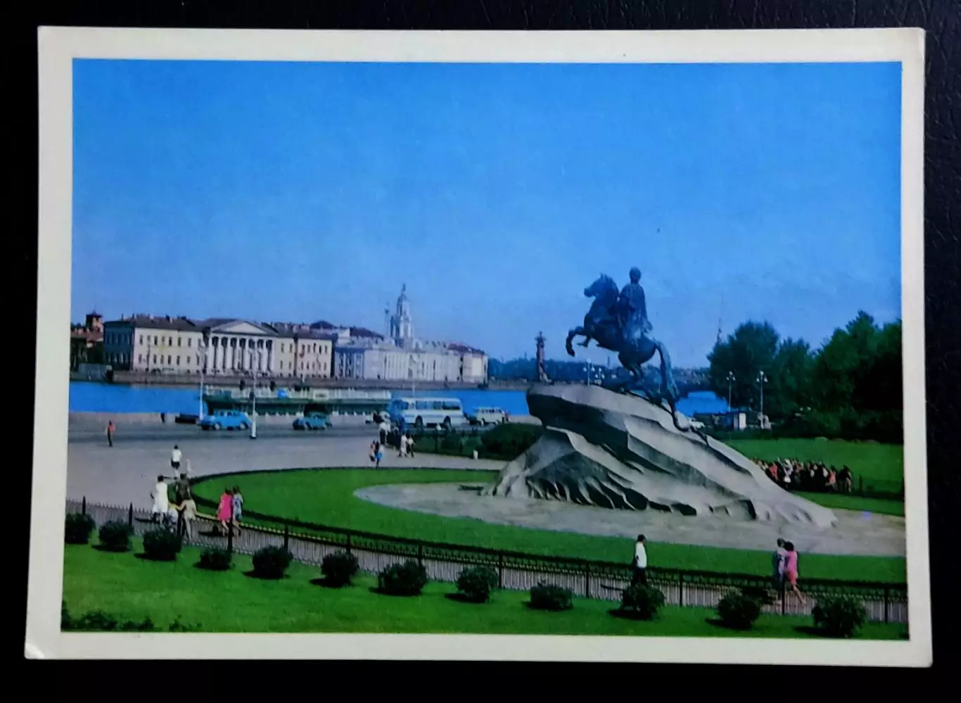 Открытка Ленинград. Памятник Петру. Медный всадник 1978 фото Р. Папикьяна