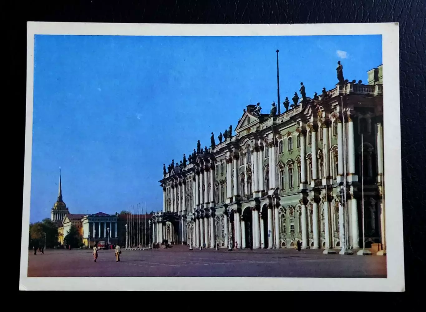 Открытка Ленинград. Вид на Зимний дворец и Адмиралтейство. 1978 фото Б. Круцко