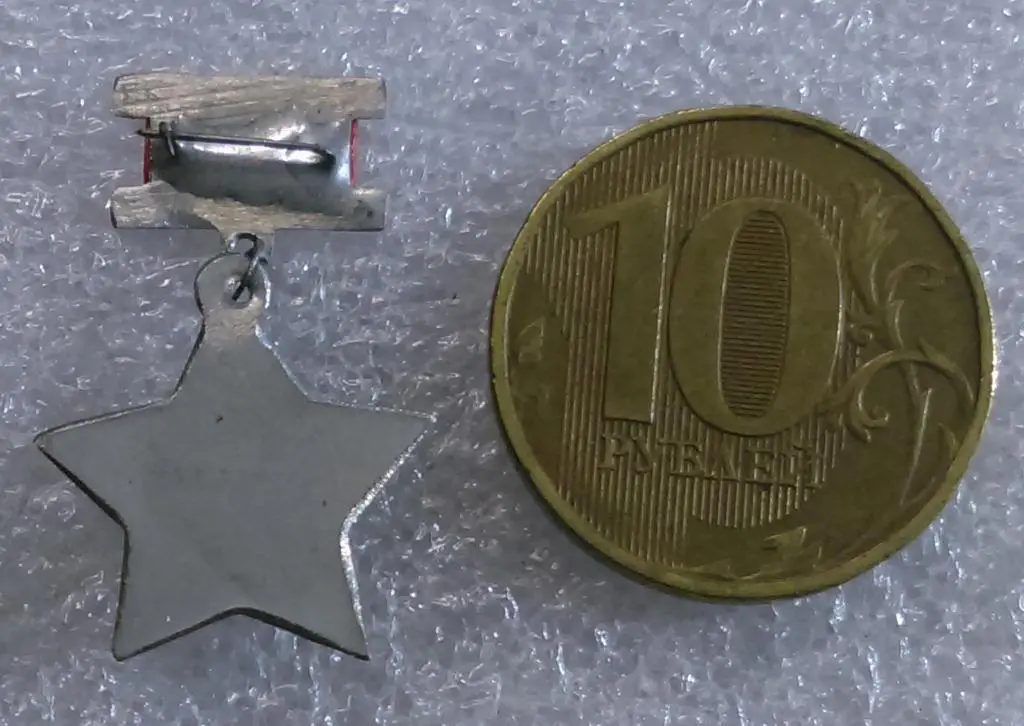 ВС СССР. ДМБ. ГЕРОЙ СОВЕТСКОГО СОЮЗА. НЕРЖАВЕЙКА. НА РУБАШКУ 2