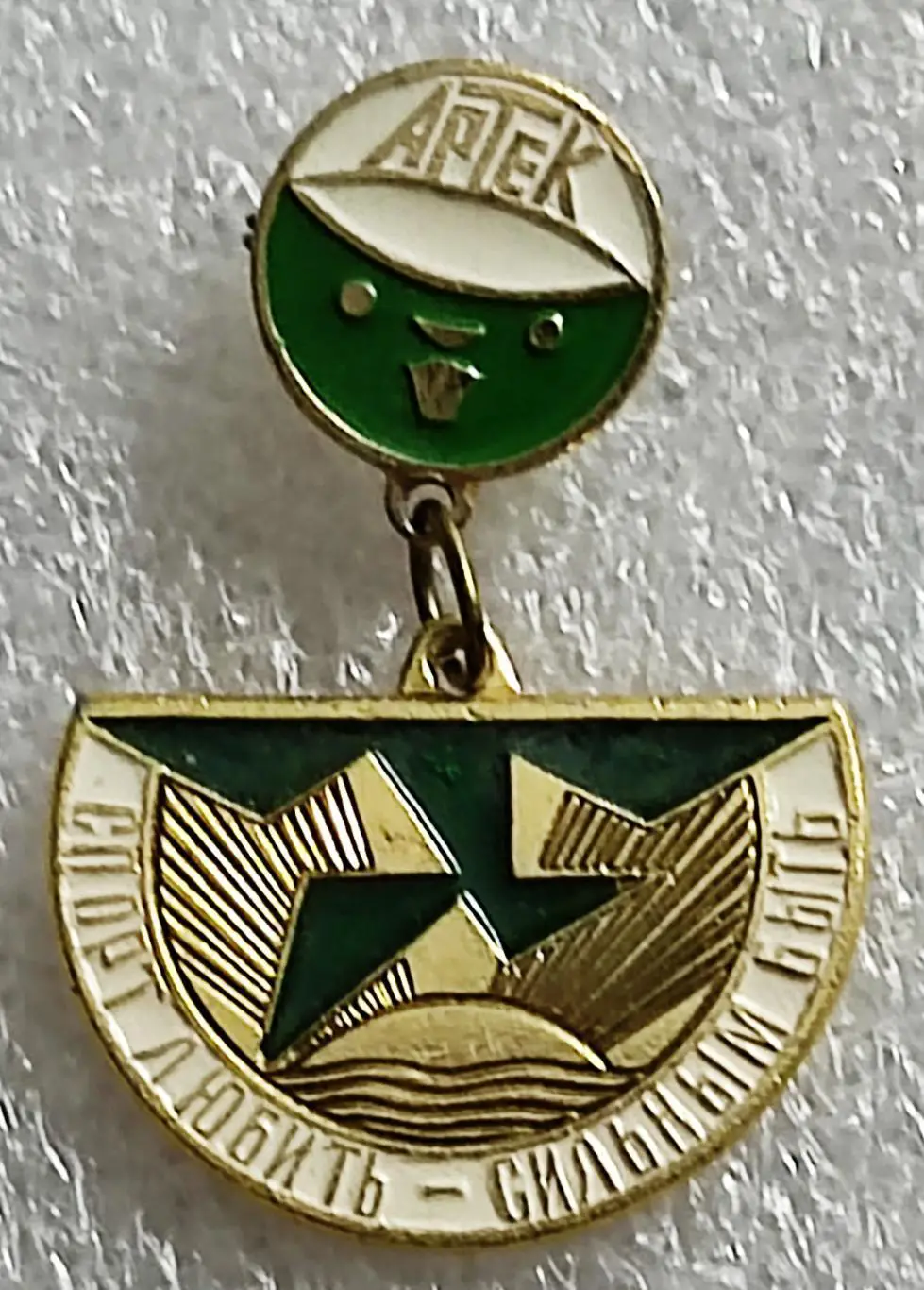 ЦК ВЛКСМ. ПИОНЕРИЯ АРТЕК. СПОРТ ЛЮБИТЬ - СИЛЬНЫМ БЫТЬ ФСС.