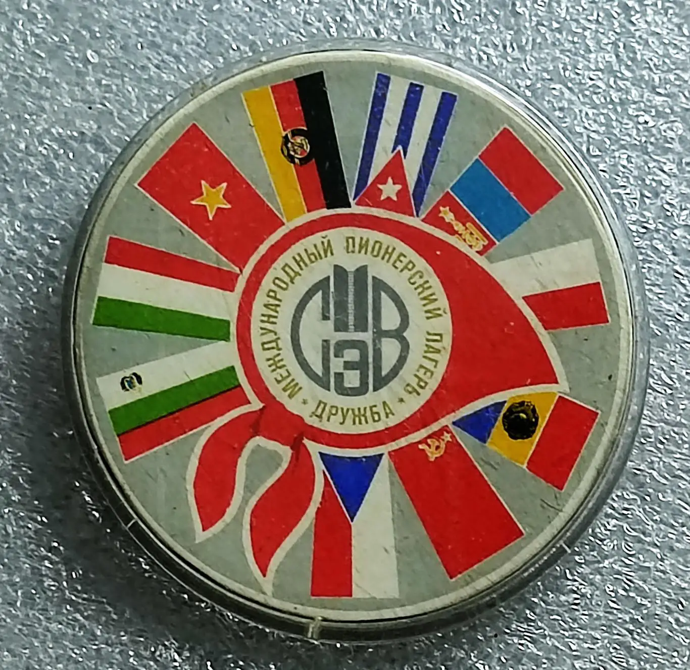 КОМСОМОЛ. ПИОНЕРИЯ. МЕЖДУНАРОДНЫЙ ПИОНЕРСКИЙ ЛАГЕРЬ ДРУЖБА. СЭВ. РЕДКИЙ