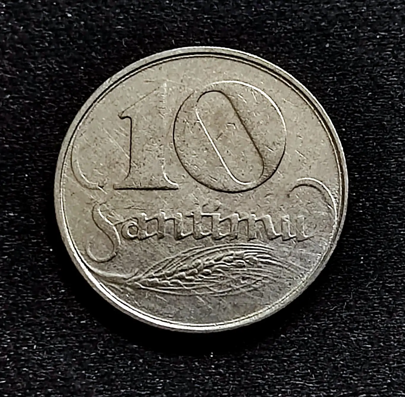 Латвия 10 сантимов 1922