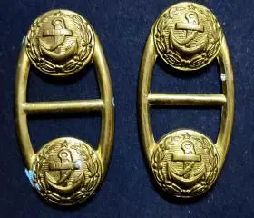 ВМФ СССР. Флот Пряжка. подвес портупеи для кортика офицера ВМФ. пара