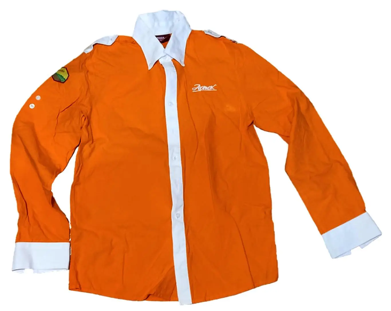 ФОРМЕННАЯ РУБАШКА ПИОНЕРА ПИОНЕРСКОГО ЛАГЕРЯ АРТЕК ОБРАЗЦА 2014 года ПОЛЕВОЙ