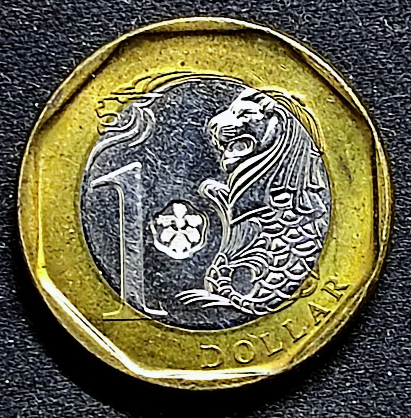 Сингапур 1 доллар 2013 год. из оборота