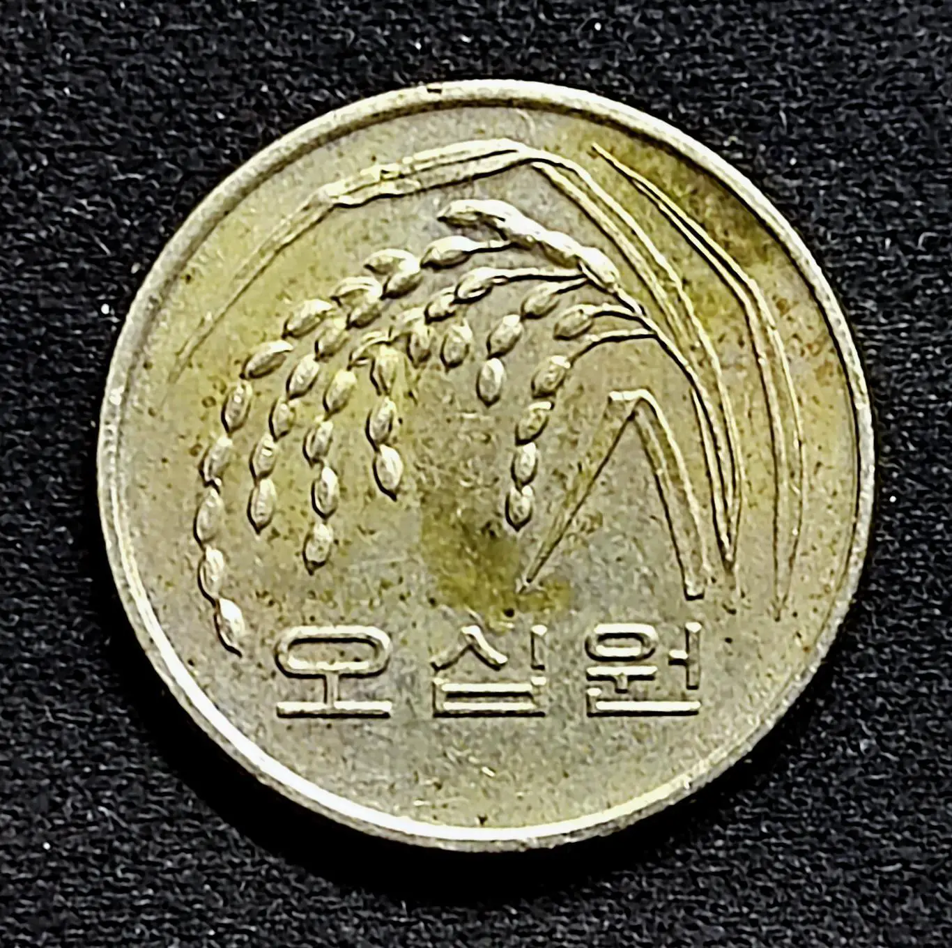 Южная Корея 50 вон 1994 год. из оборота. флора 1