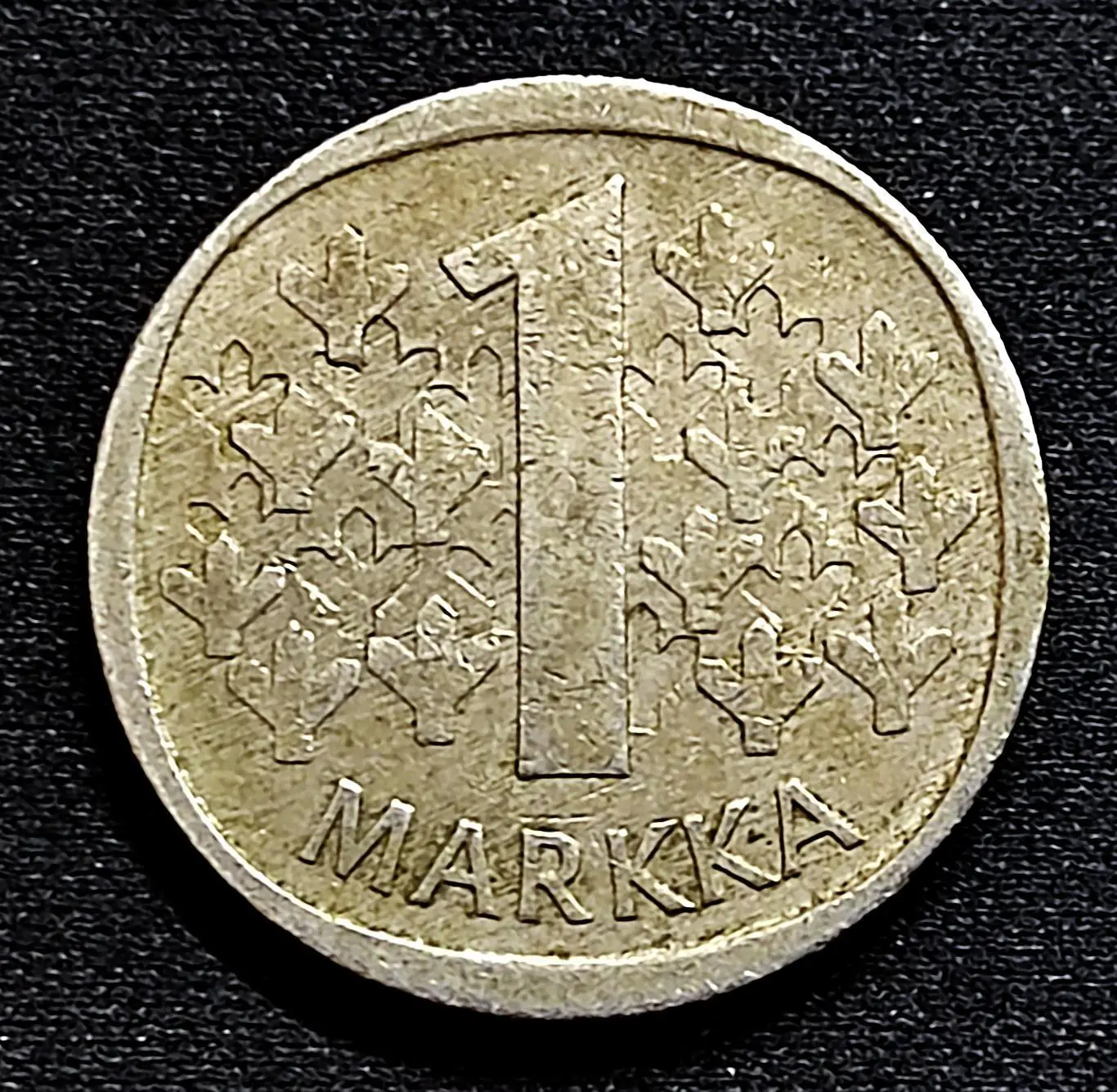 Финляндия 1 марка 1977 год. из оборота 1